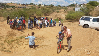 British Cycling coaching exchange in Namibia in paternship with UK Sport IDEALS