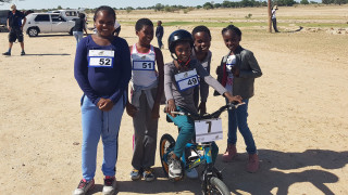 Children in Namibia participate in cycling thanks to British Cycling and UK Sport IDEALS partnership