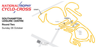 2014-15 British Cycling National Trophy Cyclo-cross - Venue map - Round two