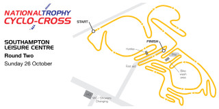 2014-15 British Cycling National Trophy Cyclo-cross - Venue map - Round two - click here for full size map