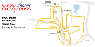 2014-15 British Cycling National Trophy Cyclo-cross - Venue map - Round five
