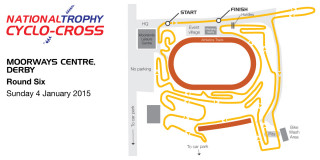 2014-15 British Cycling National Trophy Cyclo-cross - Venue map - Round six