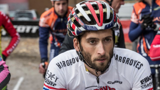 Ian Field on the start line at 2015/16 British Cycling National Trophy Cyclo-cross Series round two in Derby.