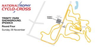 British Cycling National Trophy Cyclo-Cross Series - Round 4 - Ipswich - Course Map