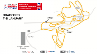 HSBC UK National Cyclo-Cross Championships course map