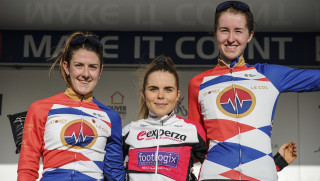 Anna Kay and Beth Crumpton at the Ipswich round of the HSBC UK | National CX Trophy.
