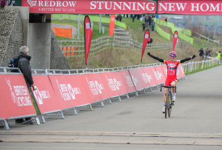Helen Pattinson wins the National Cyclo-Cross Championships 2019 in Gravesend, Kent.