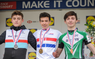Corran Carrick-Anderson wins the National Cyclo-Cross Championships 2019 in Gravesend, Kent.