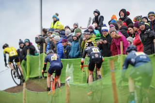 Crowds at the 2019 National Cyclo-Cross Championships in Kent.