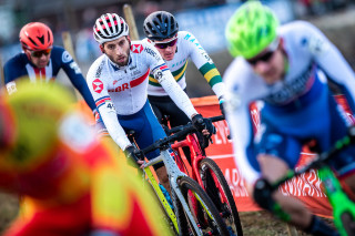 Ian Field racing at the 2019 UCI CX World Championships in Denmark.