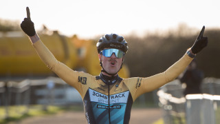 Gosse van der Meer win Round 3 of the HSBC UK | National Cyclo-Cross Trophy in Irvine, Scotland.