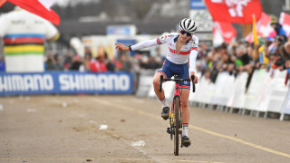 Cameron Mason at the 2020 UCI Cyclo-Cross World Championships.