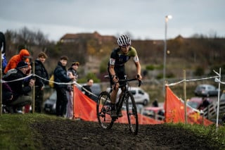 Cameron Mason in action at the National Trophy
