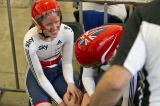 Lora Turnham will partner Lauryn Therin on the women's tandem..