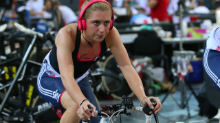 Trott won the first five of the six disciplines in the omnium in Pruszkow