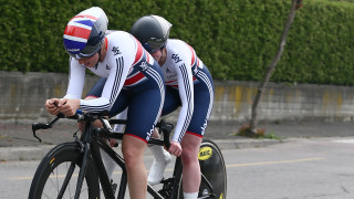Digging deep in the time trial at the Verola Para-cycling Cup