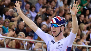 Mark Stewart wins gold at the UCI Track Cycling World Cup