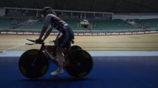 Great Britain Cycling Team training in Manchester
