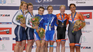 Katy Marchant and Victoria Williamson took silver in the under-23 womenâ€™s team sprint 