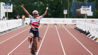 Storey collected a 22nd world cycling title in the road race