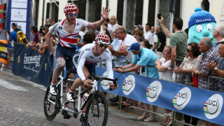 Steve Bate competes at UCI Para-cycling Road World Cup round two