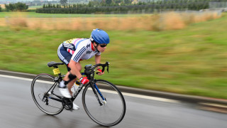 Megan Giglia at the 2015 UCI Para-cycling Road World Championships in Nottwil, Switzerland.