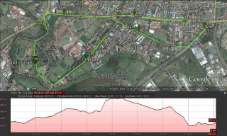 2015 UCI Para-cycling Road World Cup - Pietermaritzburg - road race map