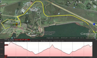 2015 UCI Para-cycling Road World Cup - Pietermaritzburg - time trial map