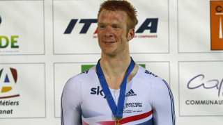 Ed Clancy won bronze in the scratch race at the 2014 European track championships