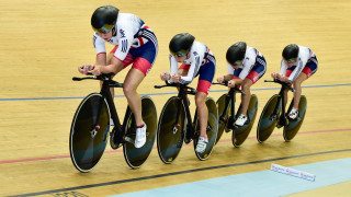 Great Britain's women's team pursuiters qualify fastest in Grenchen.