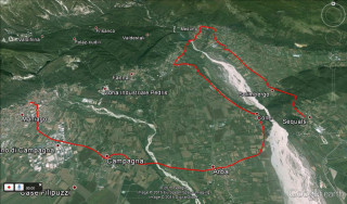 2015 UCI Para-cycling Road World Cup - Maniago - long time trial course map