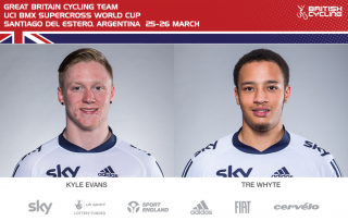 Great Britain Cycling Team for the opening round of the 2016 UCI BMX Supercross World Cup in Santiago del Estero, Argentina from 25-26 March.
