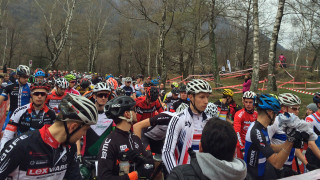 Iain Paton on the start line of the 2016 Swiss Cup