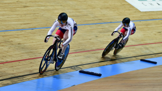 Lauren Bate-Lowe and Sophie Capewell win European junior team sprint bronze