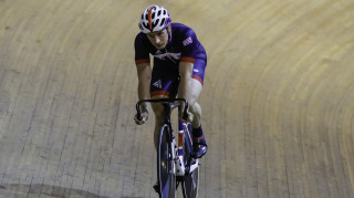 Team GB's Jason Kenny trains in Newport ahead of the Rio Olympic Games.