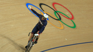 Jason Kenny celebrates gold at the Rio Olympic Games