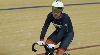 Team GB's Mark Cavendish competes in the elimination race in the omnium at the Rio Olympics