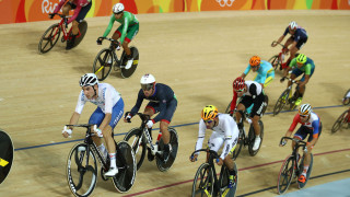 Team GB's Mark Cavendish competes in the points race in the omnium at the Rio Olympics