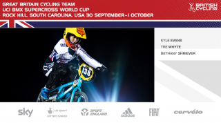 Great Britain Cycling Team for 2016 UCI BMX Supercross World Cup in Rock Hill