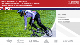 Great Britain Cycling Team for 2016 UEC BMX European Cup Rounds 7 and 8