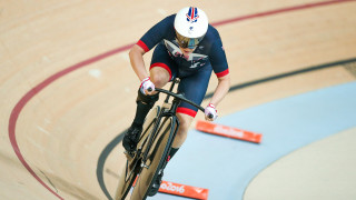 Megan Giglia competes for Great Britain in the 500m time trial at the Rio Paralympics