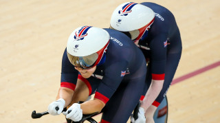 Sophie Thornhill and Helen Scott compete for Great Britain in the 1km time trial at the Paralympic Games