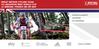 Great Britain Cycling Team at UCI Mountain Bike World Cup in France
