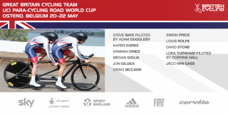 Great Britain Cycling Team announced for Belgian UCI Para-cycling Road World Cup