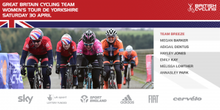 Team Breeze for the Women's Tour de Yorkshire