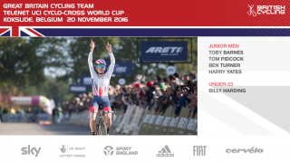 Great Britain Cycling Team for the Telenet UCI Cyclo-cross World Cup, Koksijde