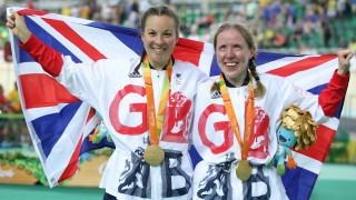 Lora Fachie and Corrine Hall win gold in Rio