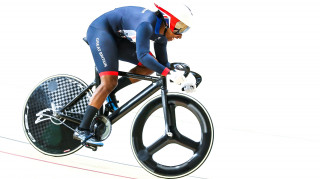 Great Britain Cycling Team's Kadeena Cox, on her way to Paralympic gold