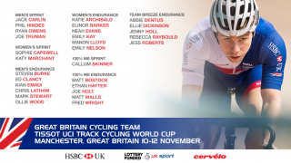 Great Britain Cycling Team for the Tissot UCI Track Cycling World Cup in Manchester