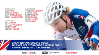 Great Britain Cycling Team for the Telenet UCI Cyclo-cross World Cup, Namur